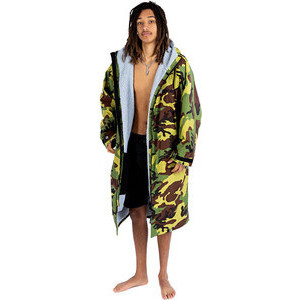 Dryrobe Advance Long Sleeve Change Robe V3 DR104V3 - Camouflage / Grey